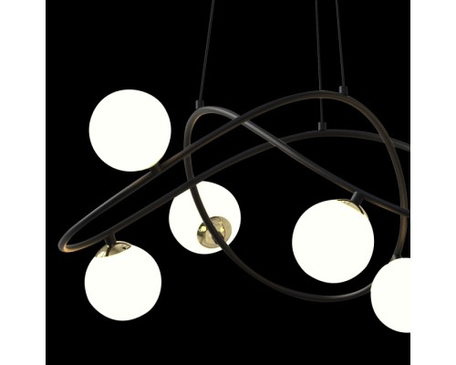 Подвесная люстра P0691 P0691-6A black DeLight Collection