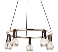 Подвесная люстра P0853 P0853-5C s-gold DeLight Collection