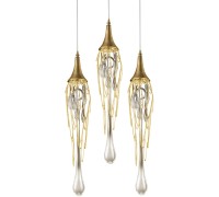 Подвесной светильник Goddess Tears P68009L-3/R gold DeLight Collection