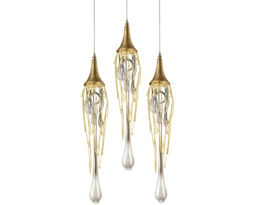 Подвесной светильник Goddess Tears P68009L-3/R gold DeLight Collection