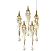 Подвесной светильник Goddess Tears P68009L-5/R gold DeLight Collection