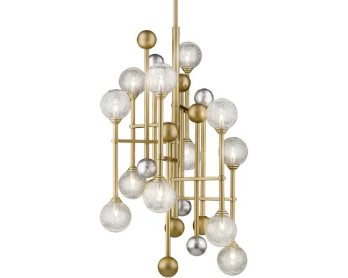 Потолочная люстра Fluxus P68084-12 gold DeLight Collection