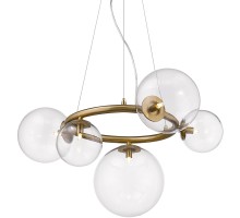 Подвесная люстра Puppet P68092-5 brass DeLight Collection