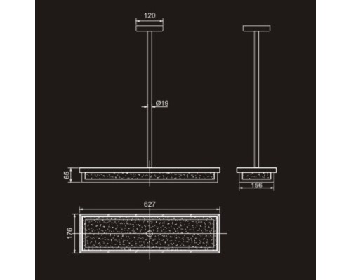 Потолочная люстра 98023 PR98023L-B dark bronze DeLight Collection