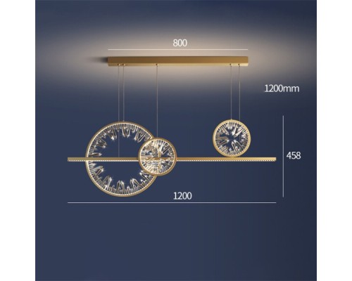 Подвесная люстра XD XD-120B gold DeLight Collection