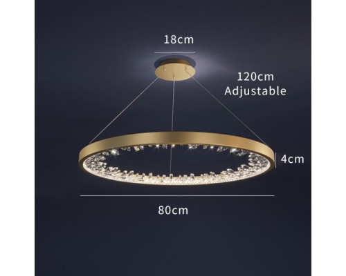 Подвесная люстра XD XD-80 gold DeLight Collection