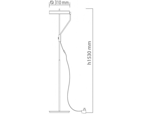 Торшер Гэлэкси 632046402 DeMarkt