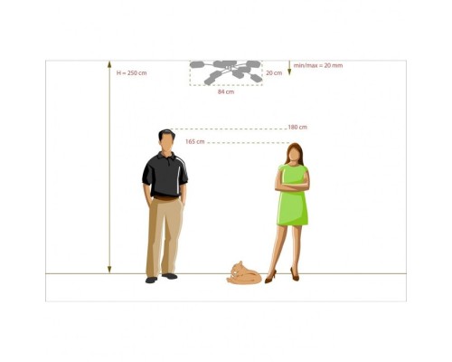 Потолочная люстра Олимпия 638011908 DeMarkt