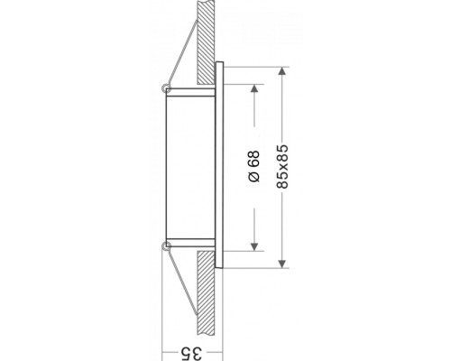 Точечный светильник Altair 110018 Deko-Light