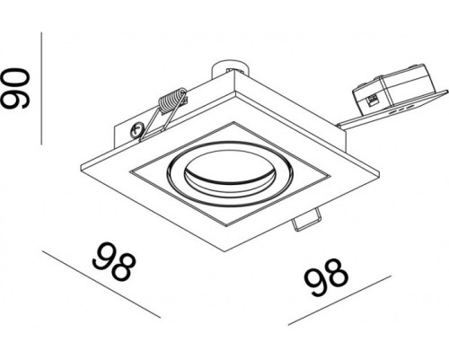 Точечный светильник Kardan 110100 Deko-Light
