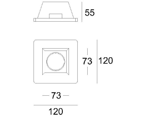 Точечный светильник  110500 Deko-Light