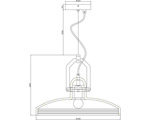 Подвесной светильник Cygni 342102 Deko-Light