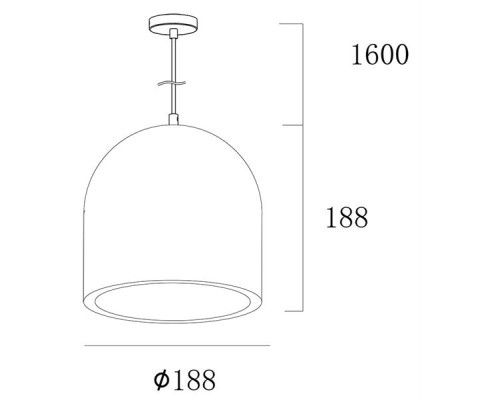 Подвесной светильник Concreto 342128 Deko-Light