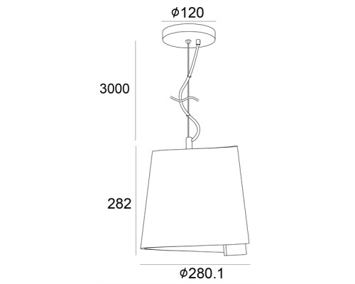 Подвесной светильник Twister 342145 Deko-Light