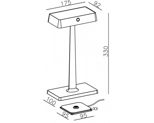Интерьерная настольная лампа Algieba 346038 Deko-Light