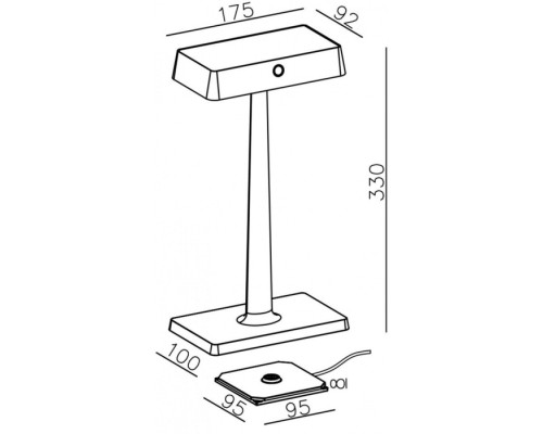 Интерьерная настольная лампа Algieba 346039 Deko-Light