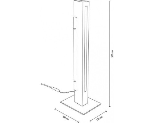 Интерьерная настольная лампа Madera 346044 Deko-Light