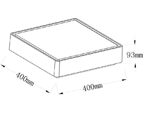 Потолочный светильник Quadrata 348007 Deko-Light