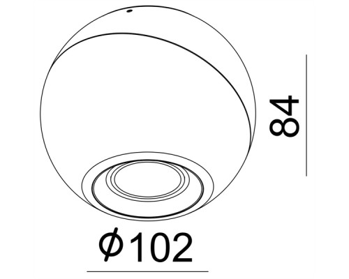 Точечный светильник Bellatrix 348109 Deko-Light