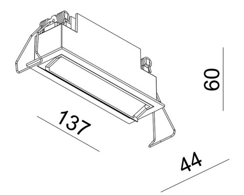Точечный светильник Ceti 5 563006 Deko-Light