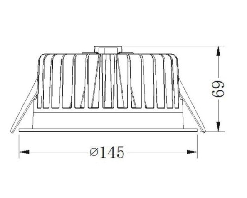 Точечный светильник COB 565181 Deko-Light
