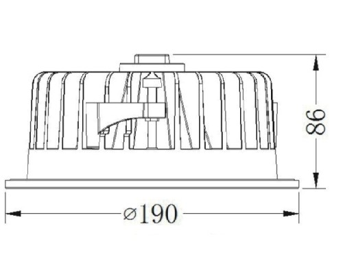 Точечный светильник COB 565183 Deko-Light