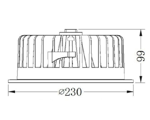 Точечный светильник COB 565184 Deko-Light