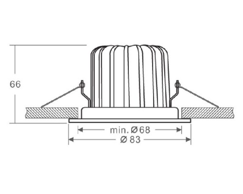 Точечный светильник COB 565192 Deko-Light