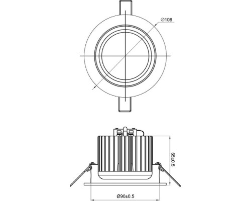 Точечный светильник COB 565194 Deko-Light