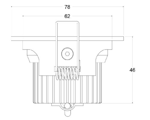 Точечный светильник COB 565198 Deko-Light