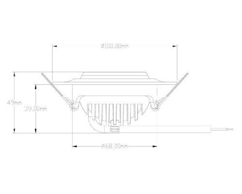 Точечный светильник Saturn 565200 Deko-Light