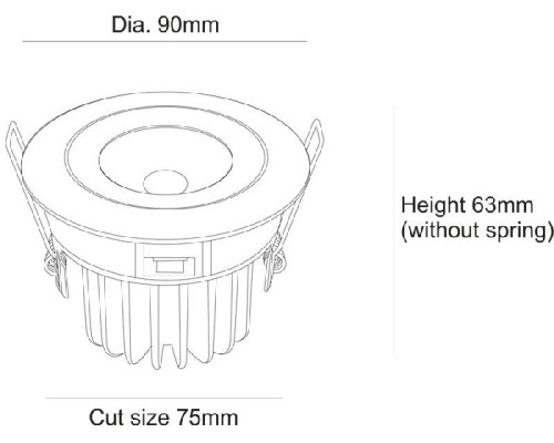 Точечный светильник Lesath 565261 Deko-Light
