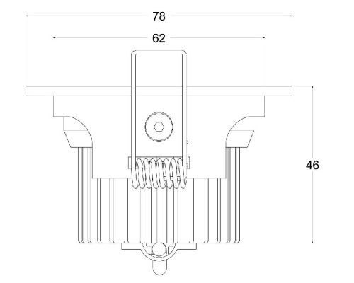 Точечный светильник COB 565283 Deko-Light