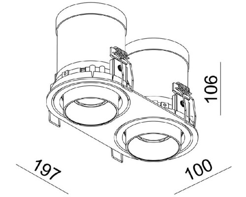 Точечный светильник Rigel Mini 565313 Deko-Light