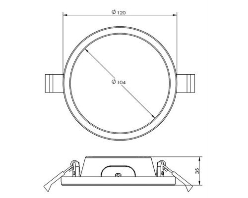 Точечный светильник Alya 565320 Deko-Light