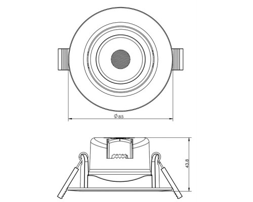 Точечный светильник SMD 565338 Deko-Light