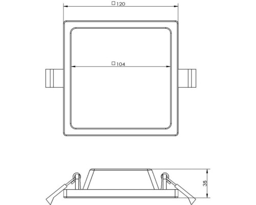 Точечный светильник Alya 565368 Deko-Light