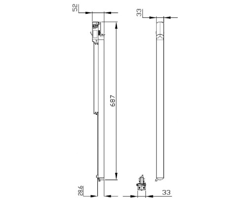 Трековый светильник Linear 707015 Deko-Light
