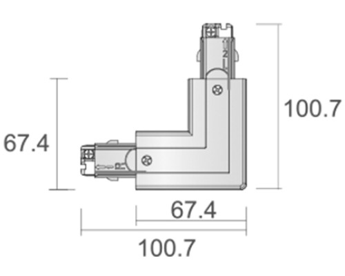 Коннектор D Line 710038 Deko-Light