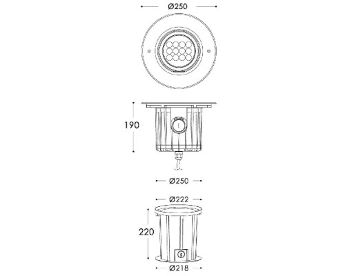 Встраиваемый светильник уличный Soft Flex 730266 Deko-Light