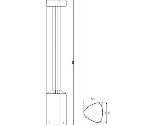 Наземный светильник Trila 730364 Deko-Light