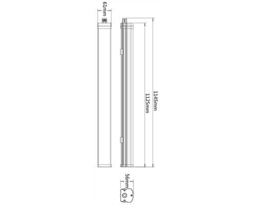 Настенно-потолочный светильник Tri Proof Motion 730455 Deko-Light