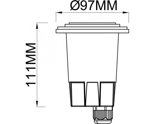Встраиваемый светильник уличный Aton 730474 Deko-Light