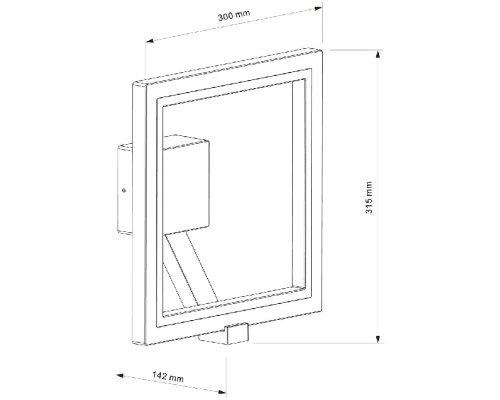 Настенный светильник уличный Lyncis 731102 Deko-Light