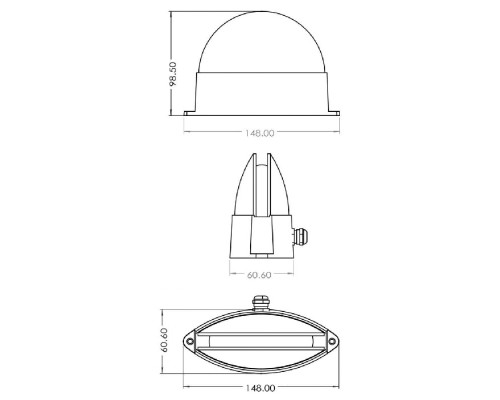 Настенный светильник уличный Maia 731105 Deko-Light