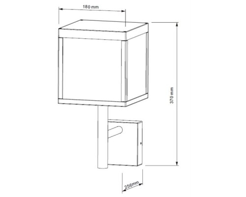 Настенный светильник уличный Lacertae 731112 Deko-Light