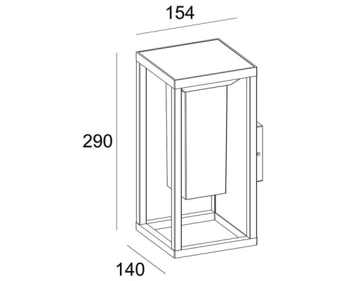 Настенный светильник уличный Samas Solar 731122 Deko-Light