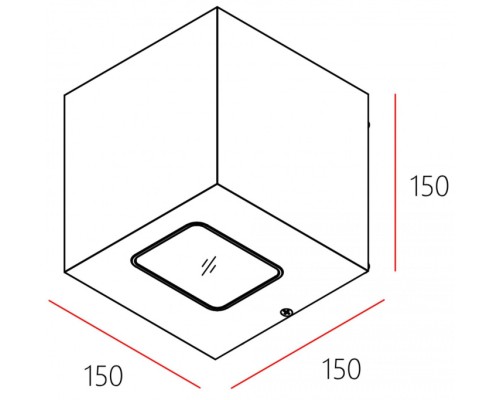 Настенный светильник уличный Jabbah 731128 Deko-Light