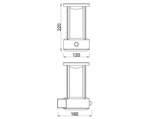 Настенный светильник уличный Albaldah 731132 Deko-Light