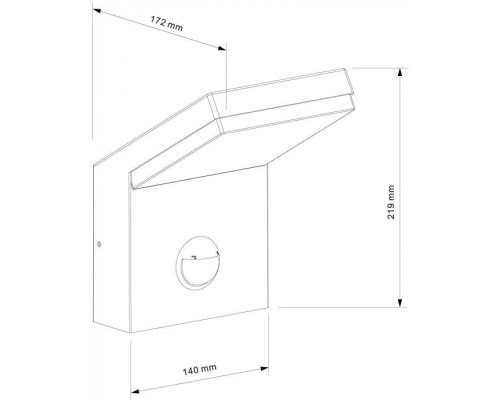 Настенный светильник уличный Tucanae 731133 Deko-Light